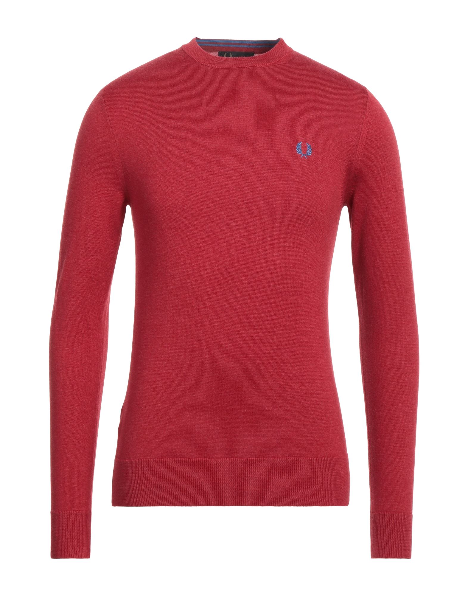 Fred Perry Sweaters In Brick Red