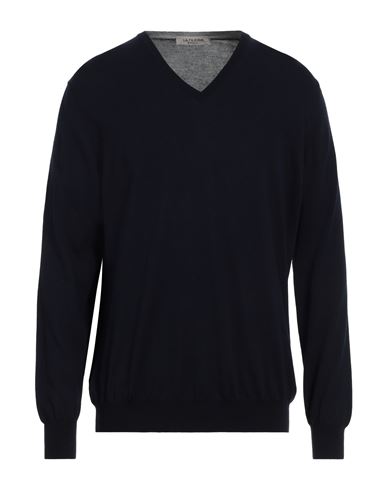 La Fileria Man Sweater Midnight Blue Size 46 Cotton