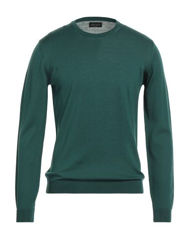 Roberto Collina Man Sweater Green Size 42 Merino Wool In Green