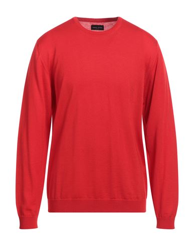 Roberto Collina Man Sweater Red Size 44 Merino Wool