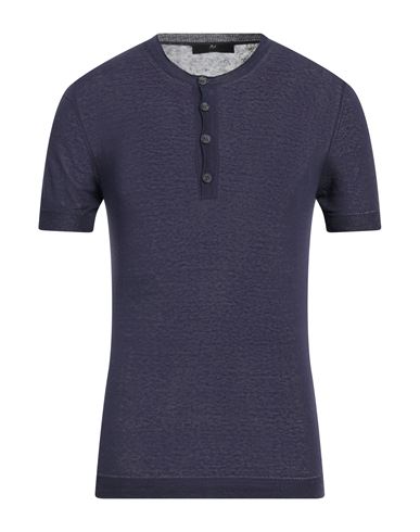 Daniele Alessandrini Man Sweater Purple Size 40 Cotton, Polyamide, Polyester