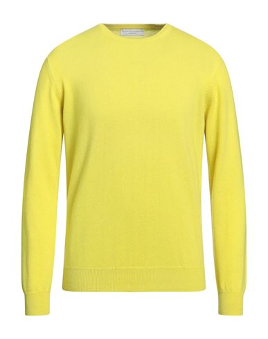 Shop Filippo De Laurentiis Man Sweater Acid Green Size 40 Cashmere