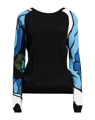 Iceberg Woman Sweater Sky Blue Size L Cotton, Viscose, Polyamide, Acetate, Silk