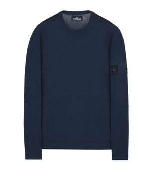 mens stone island navy jumper