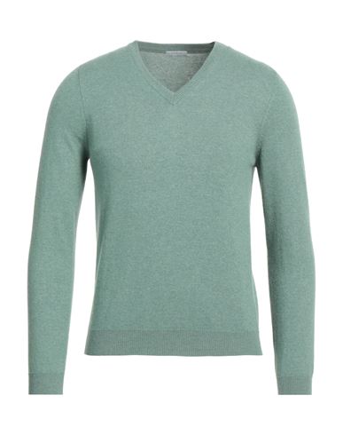 Malo Man Sweater Sage Green Size 36 Cashmere