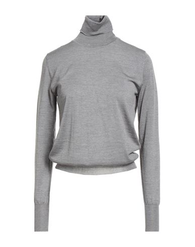 Woman Turtleneck Emerald green Size S Merino Wool