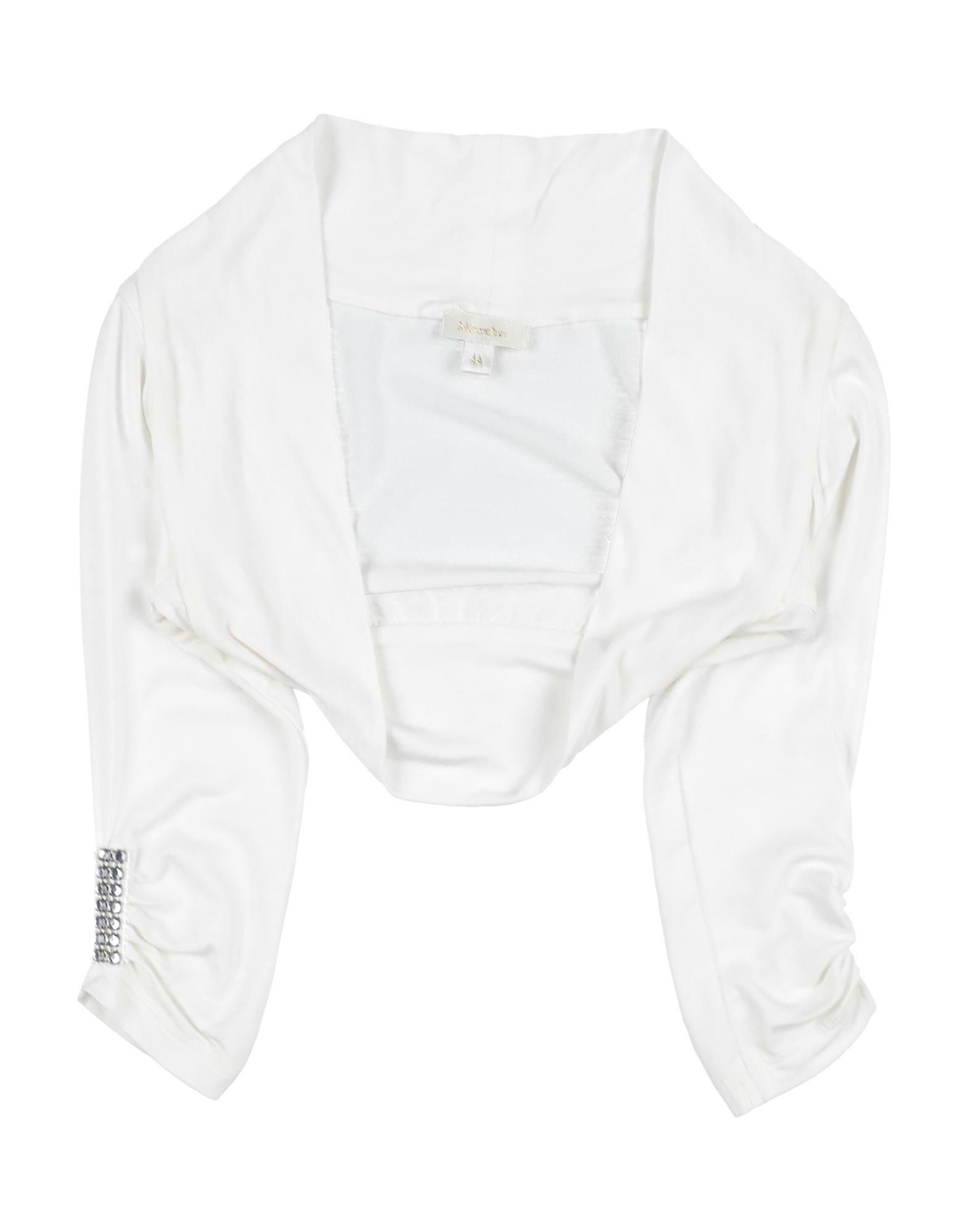 Microbe By Miss Grant Kids' Wrap Cardigans In White