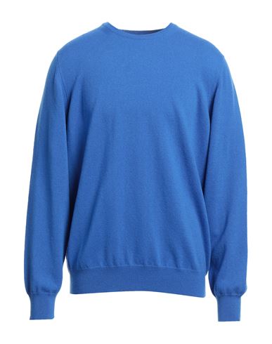 Sonrisa Man Sweater Azure Size 44 Cashmere In Blue