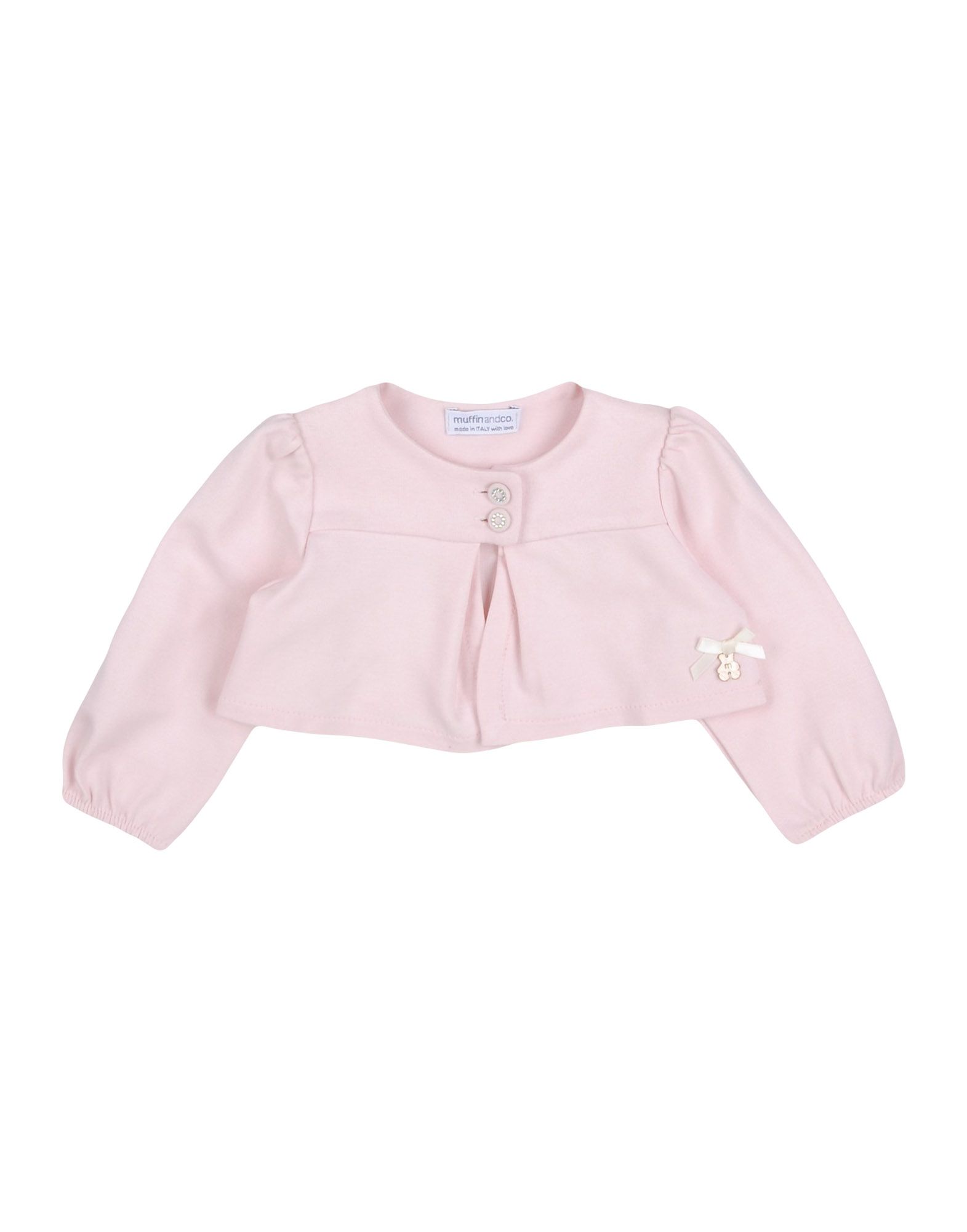 Muffin & Co. Kids' Wrap Cardigans In Light Pink