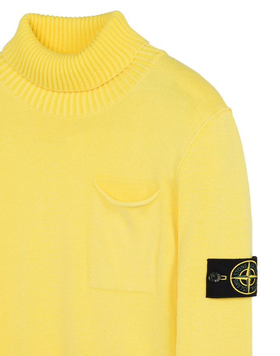 Stone island yellow clearance turtleneck