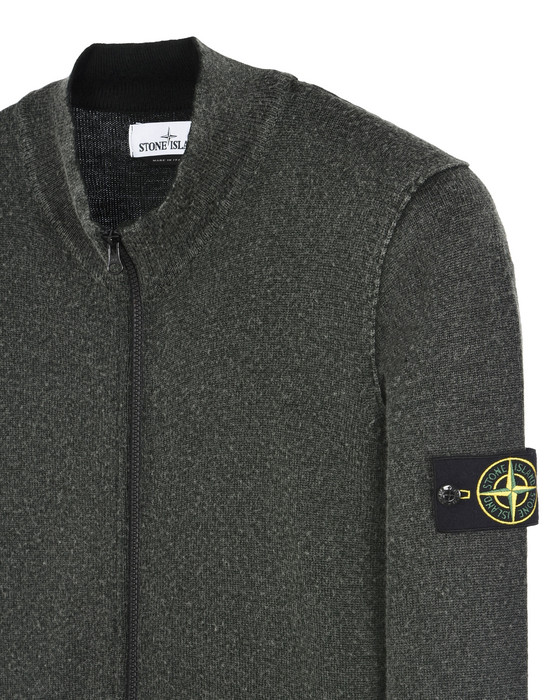 stone island wool cardigan