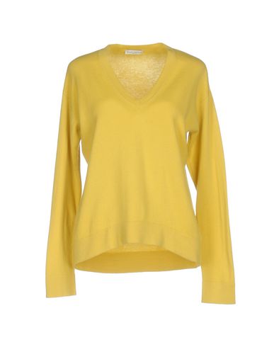 Woman Sweater Yellow Size 10 Wool, Cashmere