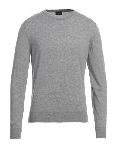 Drumohr Man Sweater Grey Size 36 Cashmere