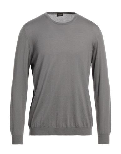 Drumohr Man Sweater Light Grey Size 42 Cashmere