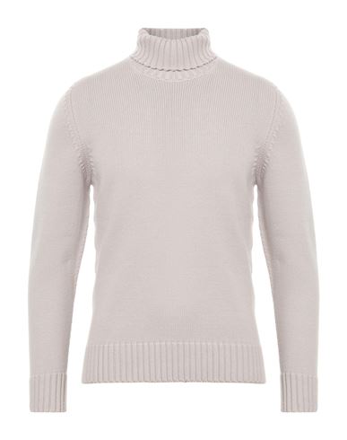 Drumohr Man Turtleneck Off White Size 44 Merino Wool In Neutral
