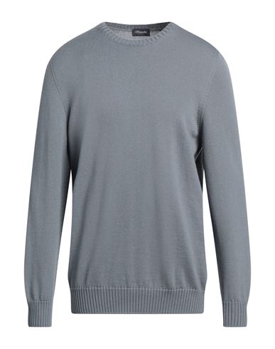 Drumohr Man Sweater Light Blue Size 44 Merino Wool