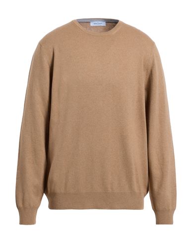 Gran Sasso Man Sweater Camel Size 46 Wool, Cashmere, Viscose In Brown