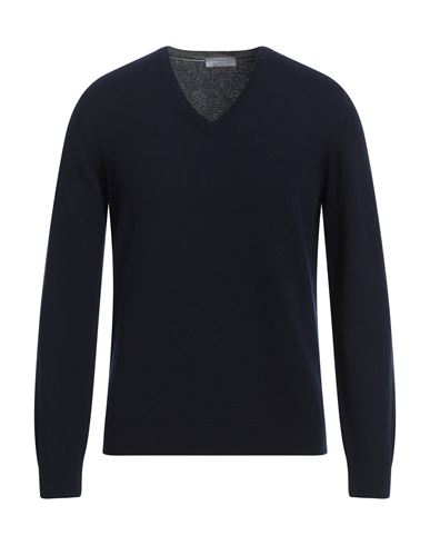 Shop Gran Sasso Man Sweater Navy Blue Size 48 Virgin Wool, Cashmere, Viscose