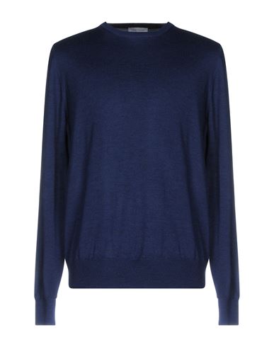 Gran Sasso Man Sweater Midnight Blue Size 46 Virgin Wool