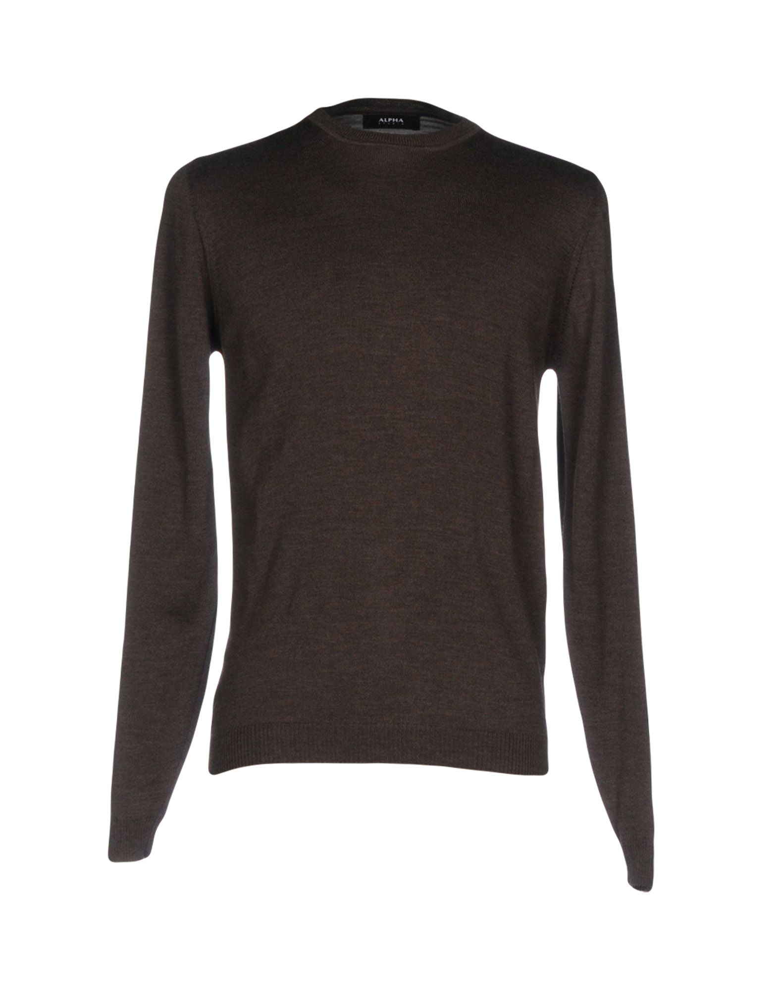 Alpha Studio Sweaters In Cocoa