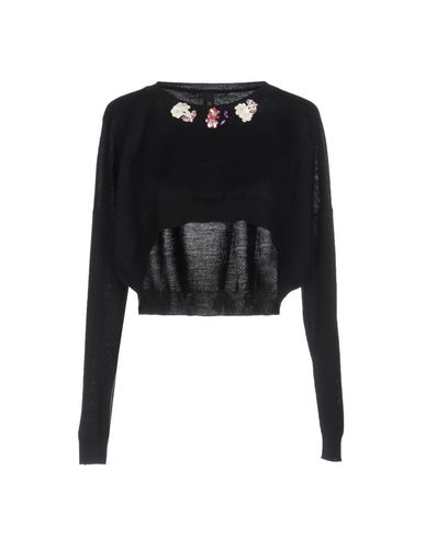 Nora Barth Woman Sweater Black Size 8 Merino Wool