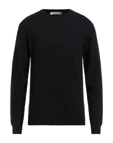 Man Sweater Black Size 42 Viscose, Cotton, Polyester