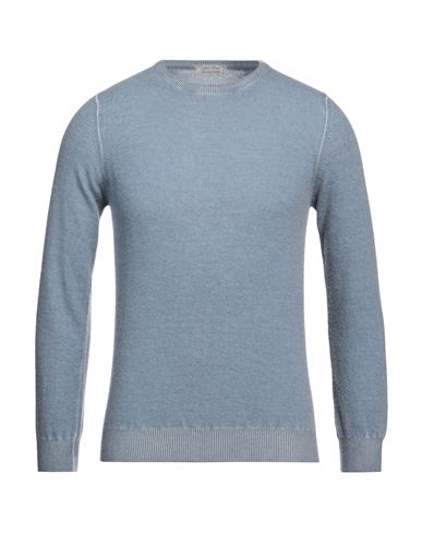 Fair Tricot Man Sweater Pastel Blue Size 3xl Wool, Viscose, Nylon