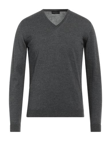 Roberto Collina Man Sweater Lead Size 40 Merino Wool In Grey