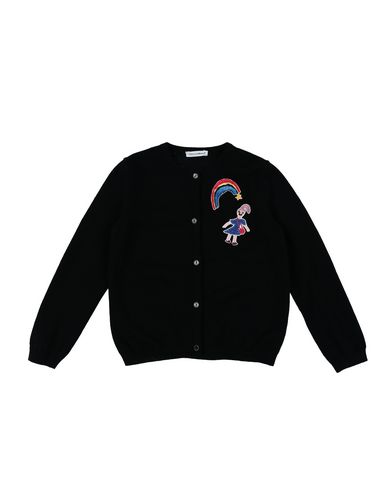 Dolce & Gabbana Babies'  Toddler Girl Cardigan Black Size 4 Virgin Wool, Silk, Cashmere
