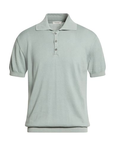 Crossley Man Sweater Sage Green Size Xxl Cotton In Green