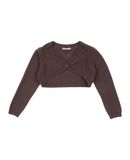LIU ?JO M�dchen 3-8 jahre Wickelpullover Farbe Dunkelbraun Gr��e 2