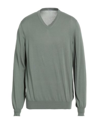 Malo Man Sweater Sage Green Size 48 Cotton In Sage Green