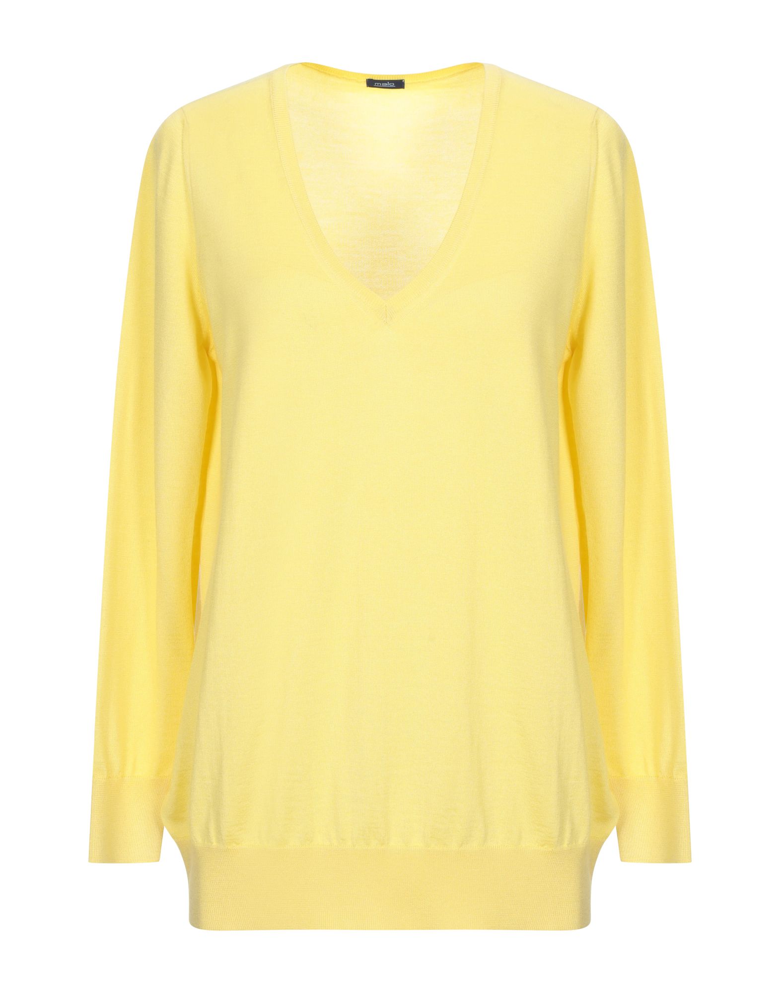 Malo Cashmere Blend In Yellow