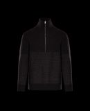 MONCLER ZIPPED MOCK POLO NECK - Jumpers - men