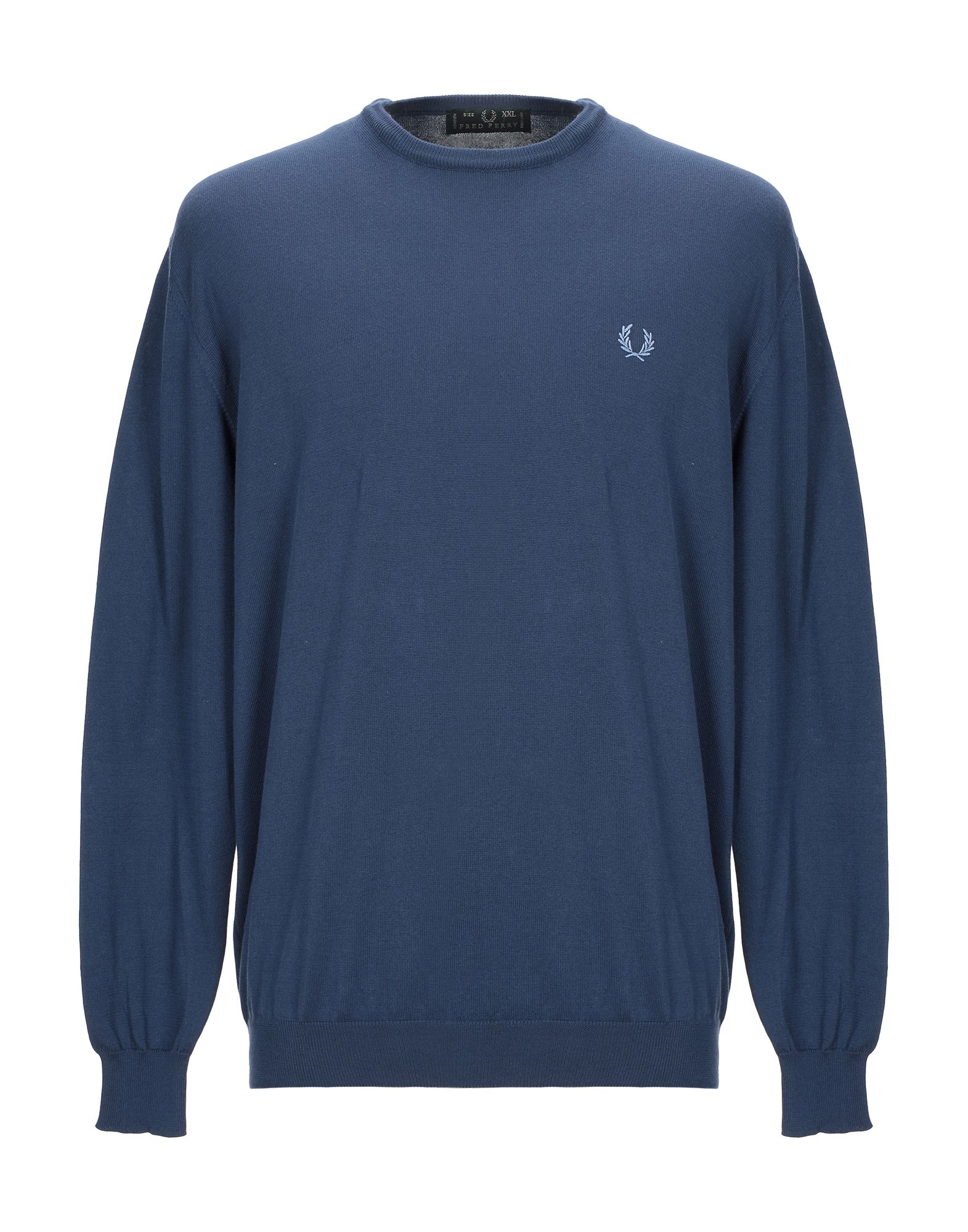 fred perry sweaters in slate blue