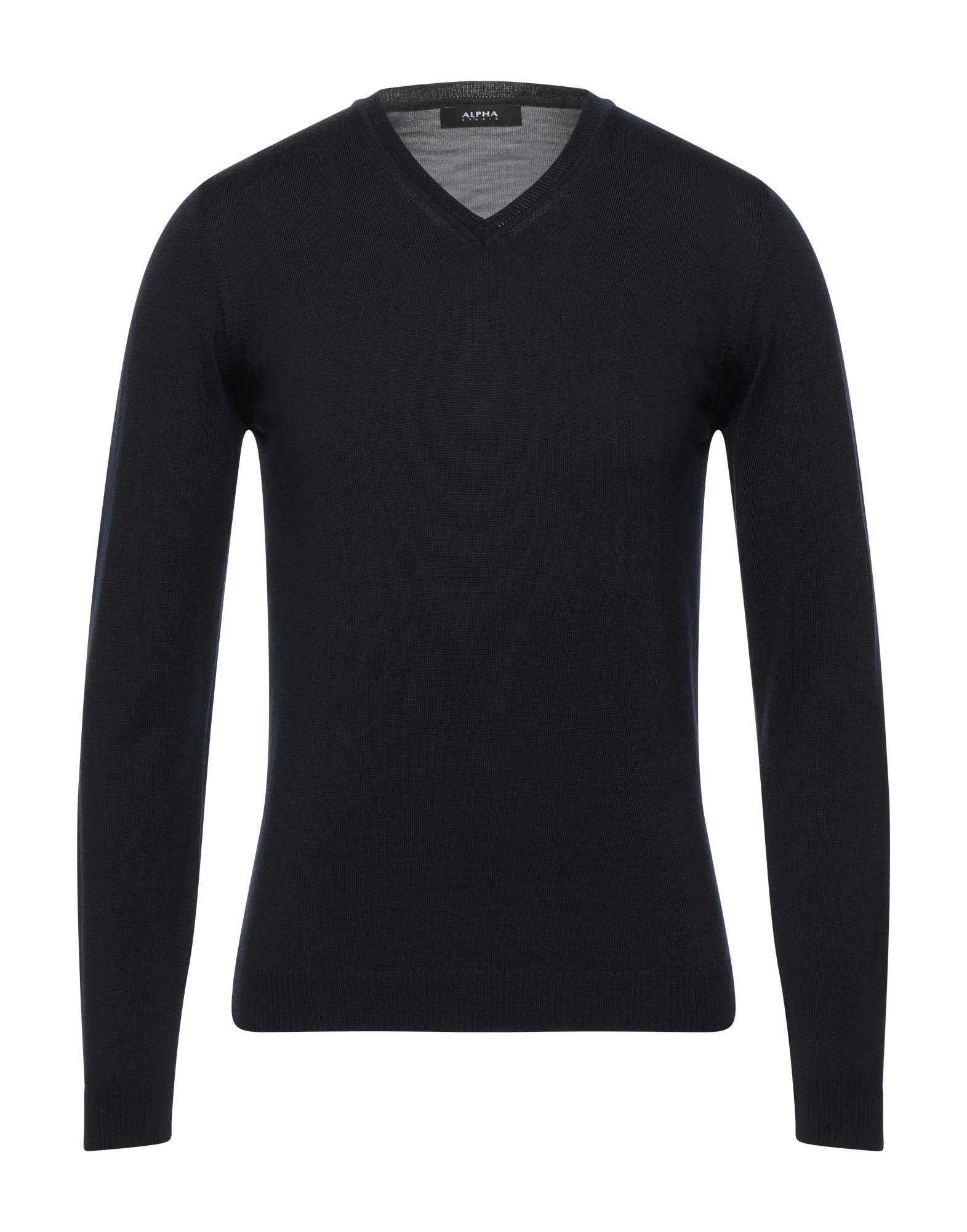 Alpha Studio Sweaters In Dark Blue