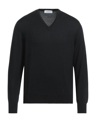 Gran Sasso Man Sweater Black Size 48 Virgin Wool