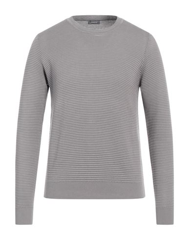 Rossopuro Man Sweater Grey Size 6 Cotton