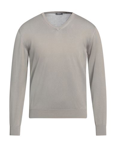 Rossopuro Man Sweater Grey Size 4 Cotton