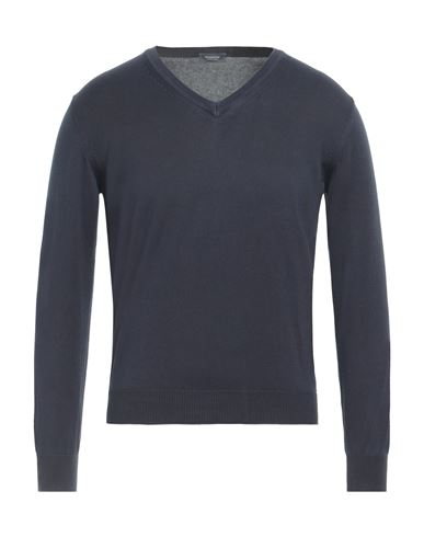 Rossopuro Man Sweater Midnight Blue Size 3 Cotton