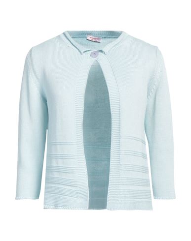Rossopuro Woman Cardigan Sky Blue Size 4 Cotton
