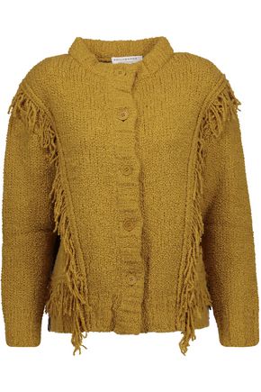 PHILOSOPHY di LORENZO SERAFINI Fringed alpaca and wool-blend cardigan