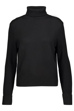 VANESSA SEWARD WOMAN COURCHEVE MERINO WOOL TURTLENECK SWEATER BLACK