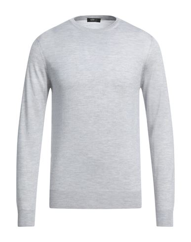 Suite 191 Man Sweater Light Grey Size 44 Cashmere, Silk