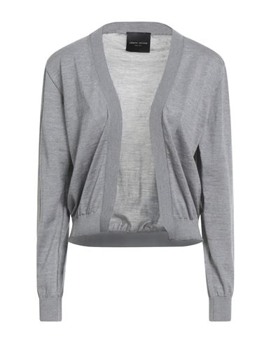 Roberto Collina Woman Cardigan Light Grey Size S Merino Wool In Gray