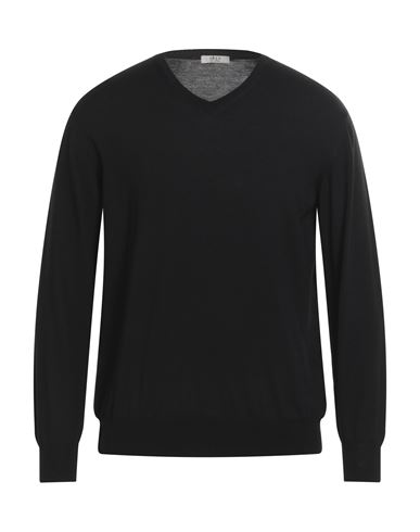 Shop Ones Man Sweater Black Size 46 Super 160s Wool