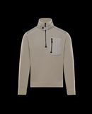 MONCLER ZIPPED MOCK POLO NECK - Jumpers - men