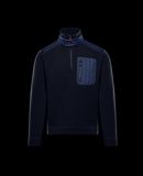 MONCLER ZIPPED MOCK POLO NECK - Jumpers - men