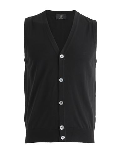 Dunhill Man Cardigan Black Size S Wool In Black