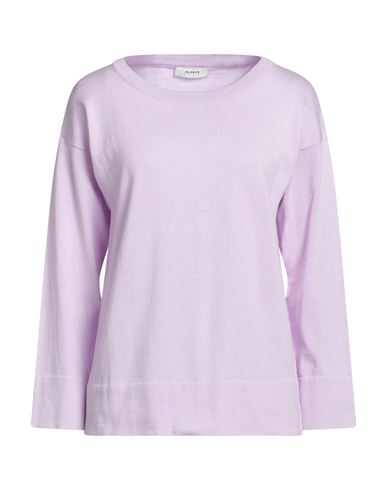 Woman Sweater Light purple Size 4 Cotton